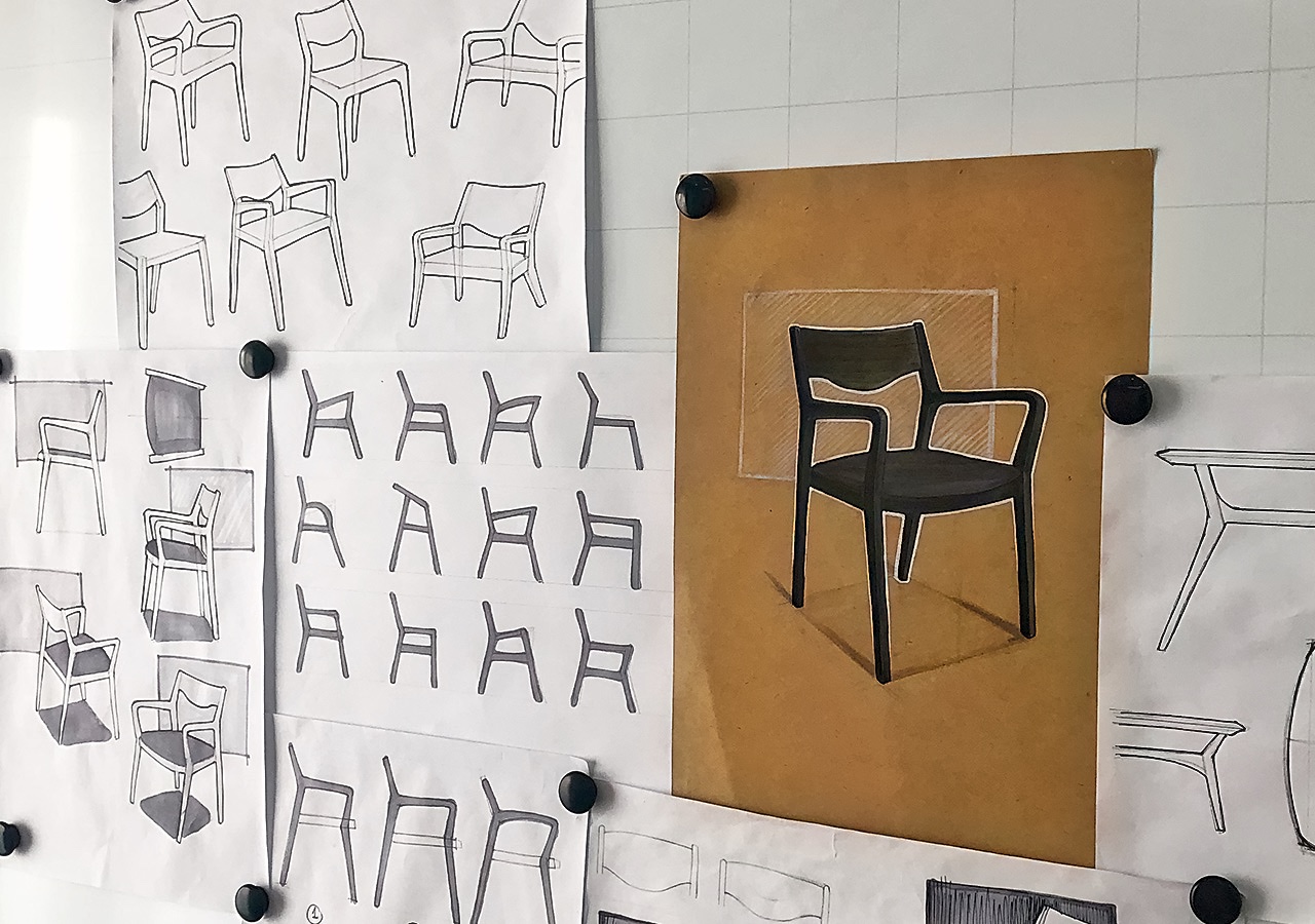 Scandinavian House - Furniture Design and Sketching